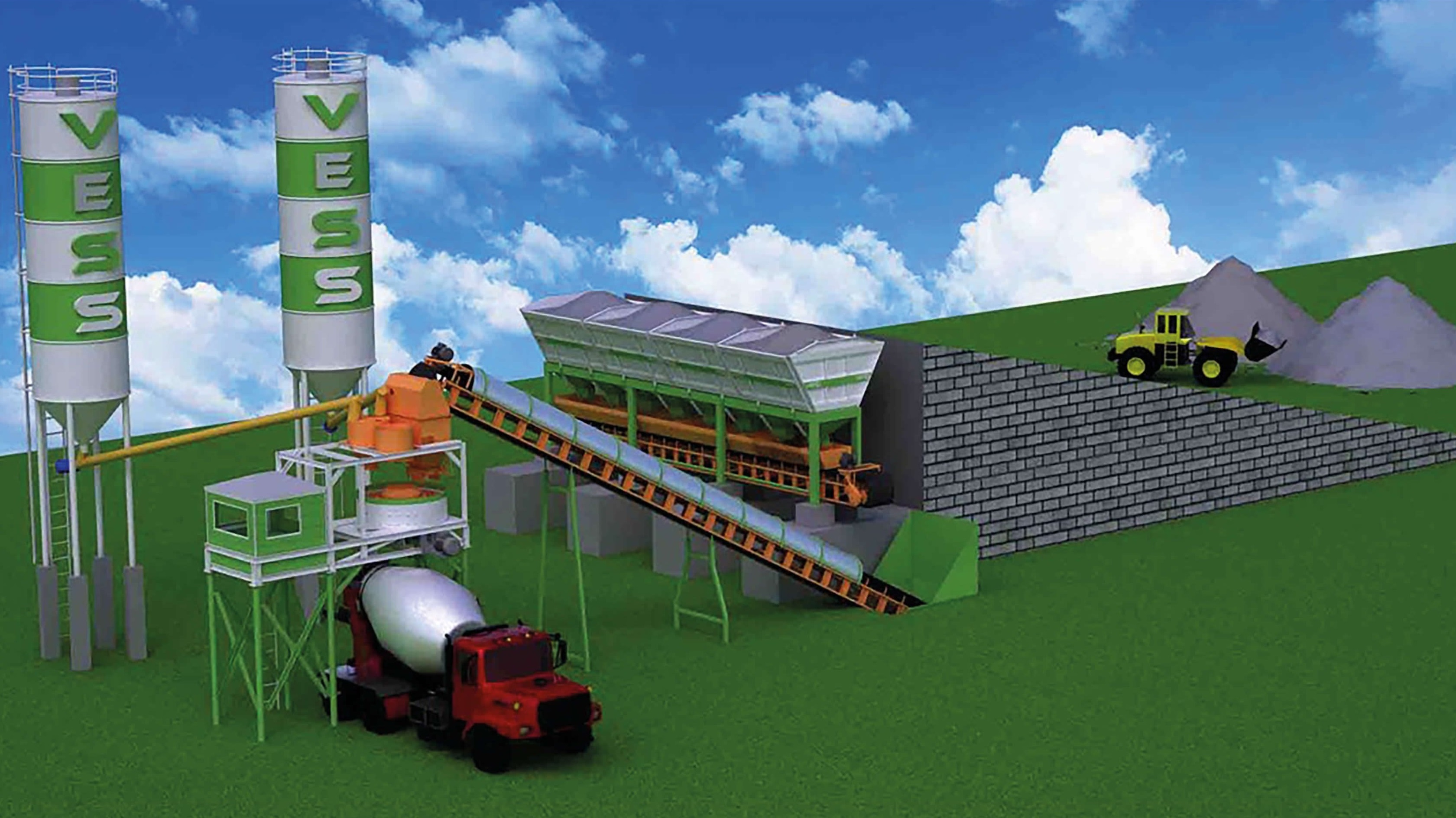 معدات محطة خرسانة للبيع 60 م³/الساعة معدات محطة خرسانة للبيع 60 م³/الساعة