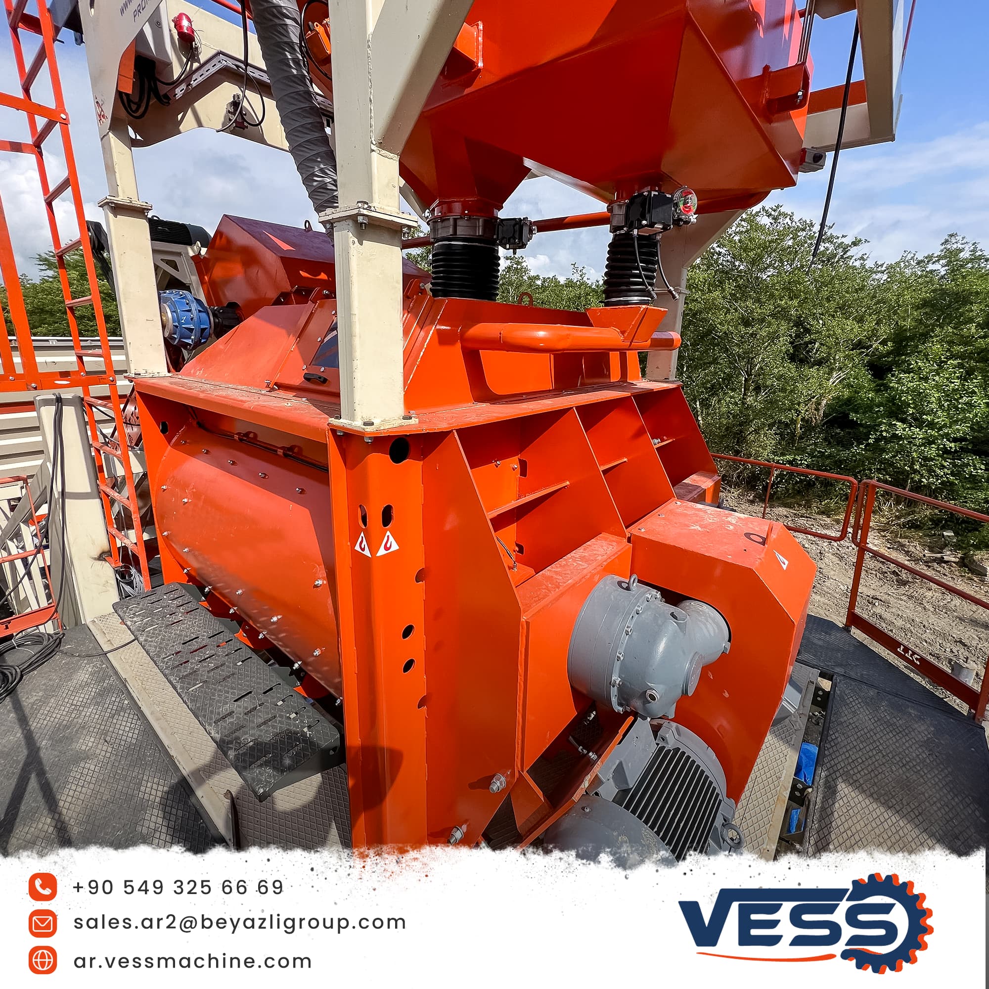 VESS MOBİL BETON SANTRALİ 100 2 ARB